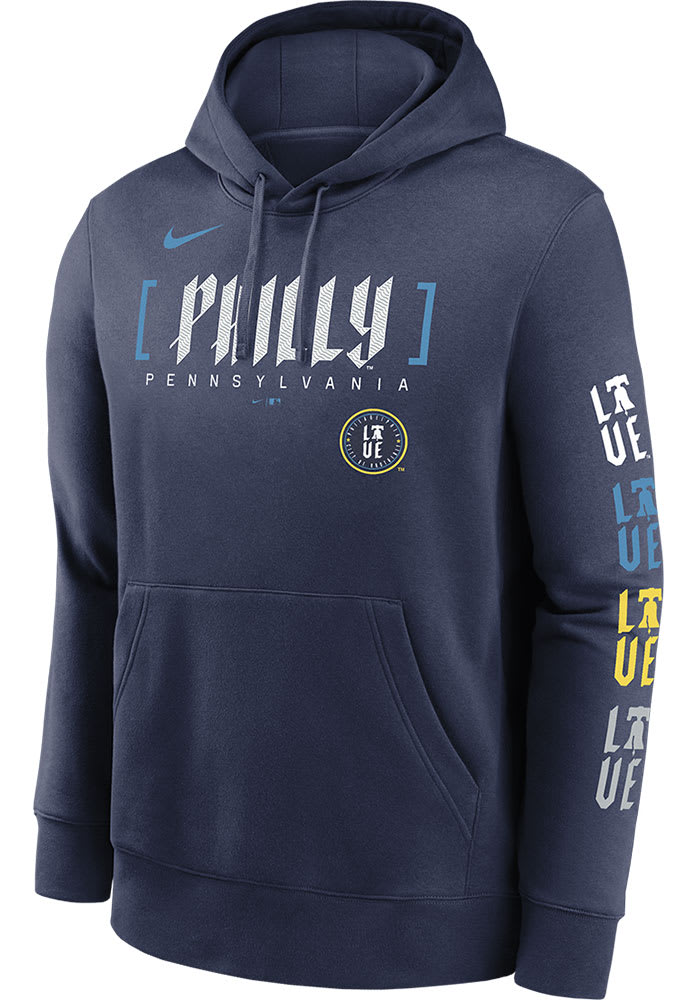 Nike Philadelphia Phillies Mens City Connect Hoodie - NAVY