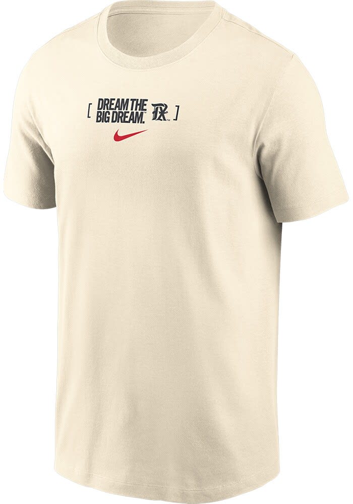 Nike Texas Rangers TAN City Connect Short Sleeve T Shirt