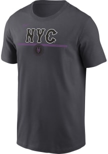 Nike New York Mets Grey City Connect Short Sleeve T Shirt