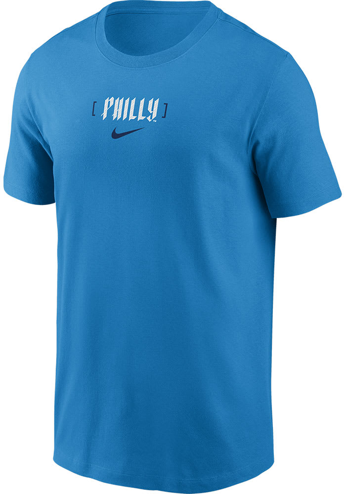 Nike Philadelphia Phillies Blue City Connect Short Sleeve T Shirt