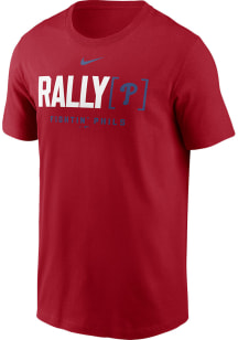 Nike Philadelphia Phillies Red Rally Home Short Sleeve T Shirt