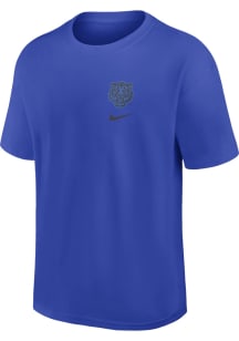 Nike Detroit Tigers Navy Blue City Connect Logo  Short Sleeve T Shirt