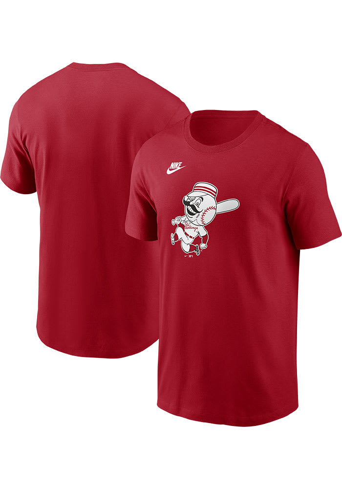 Nike Cincinnati Reds Red Cooperstown Team Logo Short Sleeve T Shirt