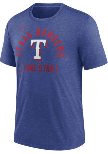 Nike Texas Rangers Blue Swing Big Short Sleeve Fashion T Shirt