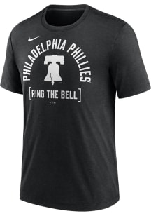 Nike Philadelphia Phillies Black Swing Big Short Sleeve Fashion T Shirt