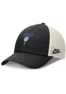 Nike Arizona Diamondbacks Cooperstown Rewind H86 Trucker Adjustable Hat - Black