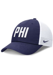 Nike Philadelphia Phillies Tri-Code H86 Trucker Adjustable Hat - Blue