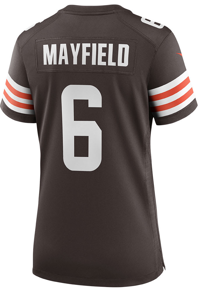 Baker Mayfield Nike Cleveland Browns Womens Brown Home Game Football Jersey