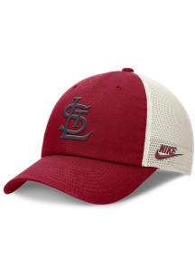 Nike St Louis Cardinals Cooperstown Rewind H86 Trucker Adjustable Hat - Red