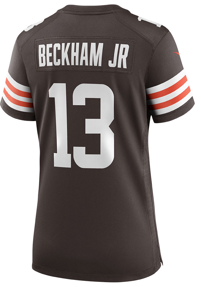 Odell Beckham Jr Nike Cleveland Browns Womens Brown Home Game Football Jersey
