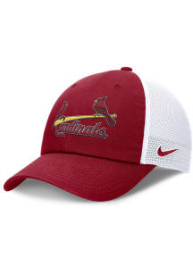Nike St Louis Cardinals Evergreen Jersey H86 Trucker Adjustable Hat - Red