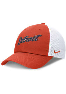 Nike Detroit Tigers Evergreen Jersey H86 Trucker Adjustable Hat - Orange