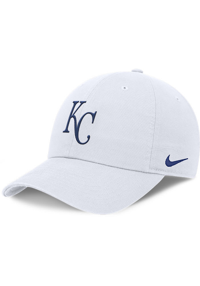 Nike Kansas City Royals WHITE Evergreen Logo H86 Adjustable