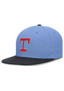 Nike Texas Rangers Mens Light Blue Cooperstown Rewind 2T Square Bill Fitted Hat