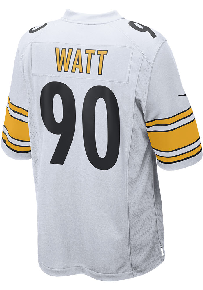 TJ Watt Pittsburgh Steelers Away Jersey - WHITE