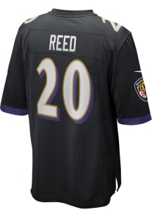 Ed Reed  Nike Baltimore Ravens Black Alt Football Jersey