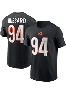 Sam Hubbard Cincinnati Bengals Black Home Short Sleeve Player T Shirt