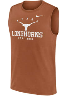 Nike Texas Longhorns Mens Burnt Orange Dri-Fit Legend Short Sleeve Tank Top