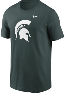 Michigan State Spartans Green Nike Primary Logo Short Sleeve T Shirt