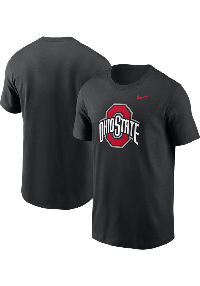 Nike Ohio State Buckeyes Primary Logo Short Sleeve T Shirt