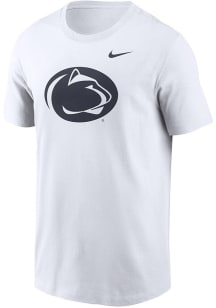 Penn State Nittany Lions White Nike Primary Logo Classic Short Sleeve T Shirt