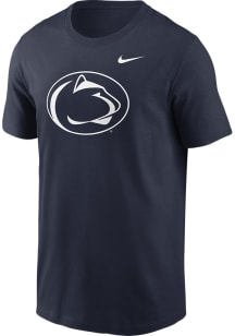 Nike Penn State Nittany Lions Navy Blue Primary Logo Short Sleeve T Shirt