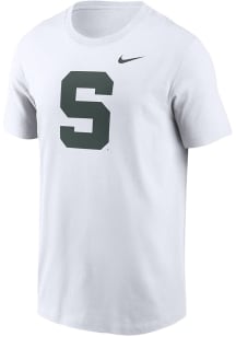 Nike Michigan State Spartans White Alt Logo Short Sleeve T Shirt