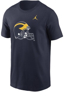 Nike Michigan Wolverines Navy Blue Alt Logo Short Sleeve T Shirt