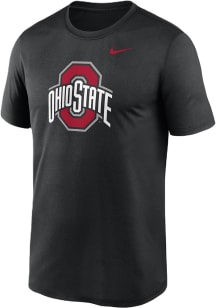 Ohio State Buckeyes Black Nike Dri-Fit Legend Design Short Sleeve T Shirt