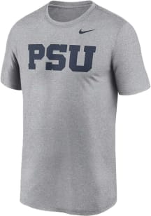 Nike Penn State Nittany Lions Grey Dri-Fit Legend Short Sleeve T Shirt