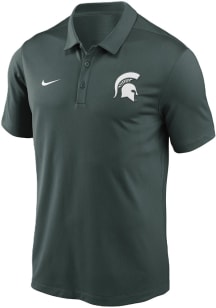 Mens Michigan State Spartans Green Nike Franchise Short Sleeve Polo Shirt