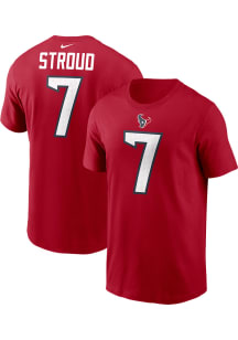CJ Stroud Houston Texans Red Alt Short Sleeve Player T Shirt