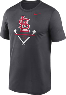 Nike St Louis Cardinals Grey Icon Legend Short Sleeve T Shirt