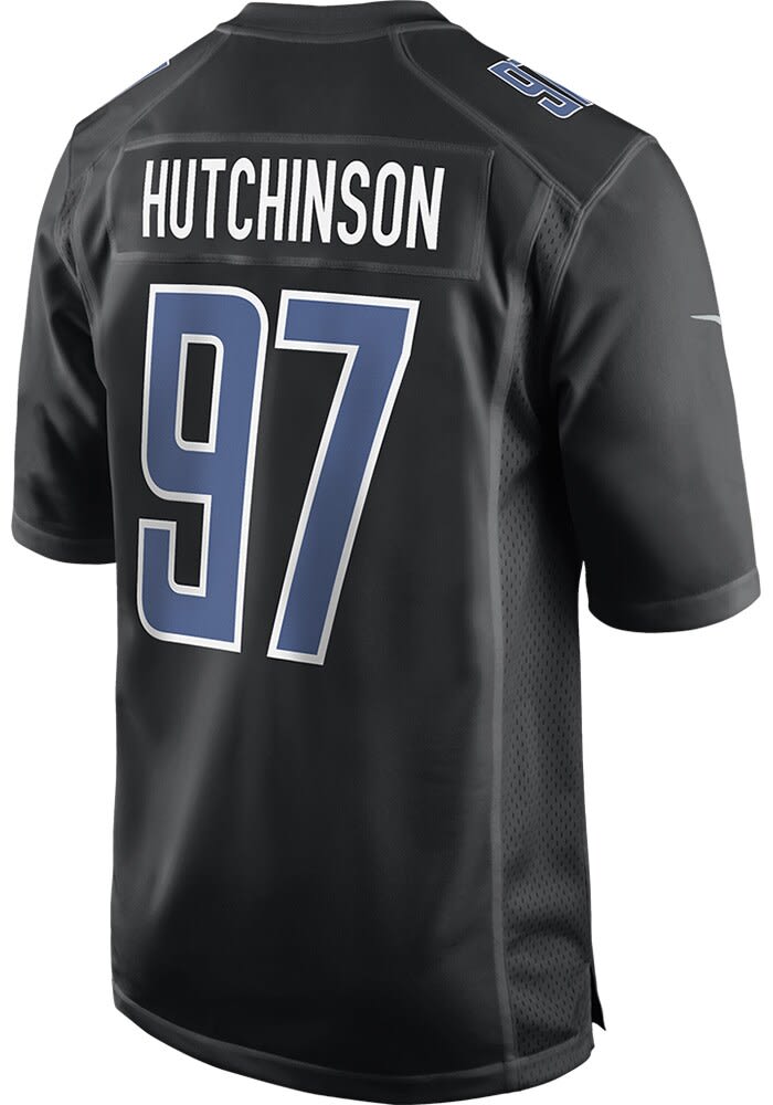 Aidan Hutchinson Detroit Lions Alt Jersey - Black