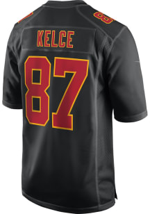 Travis Kelce  Nike Kansas City Chiefs Black Alt Football Jersey