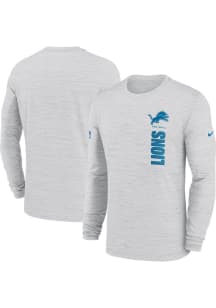 Nike Detroit Lions Black Sideline Velocity Long Sleeve T-Shirt