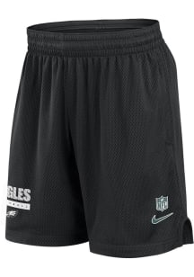 Nike Philadelphia Eagles Mens Black Sideline Mesh Shorts