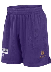 Nike Minnesota Vikings Mens Purple Sideline Mesh Shorts