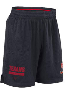 Nike Houston Texans Mens Navy Blue Sideline Mesh Shorts