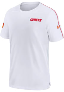 Nike Kansas City Chiefs White Sideline Coach Short Sleeve T Shirt