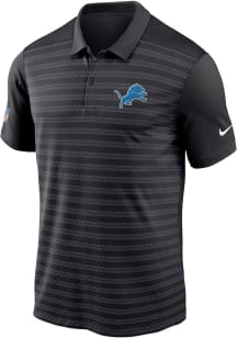 Nike Detroit Lions Mens Black Sideline Victory Graphic Short Sleeve Polo