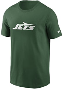 Nike New York Jets Green Primetime Logo Essential Short Sleeve T Shirt