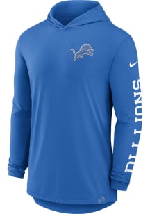 Nike Detroit Lions Mens Blue Blitz Dri-Fit Fashion Hood