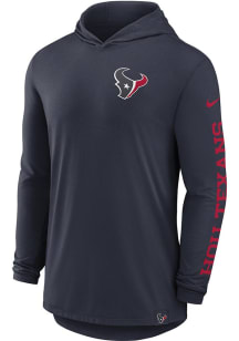 Nike Houston Texans Mens Navy Blue Blitz Dri-Fit Fashion Hood