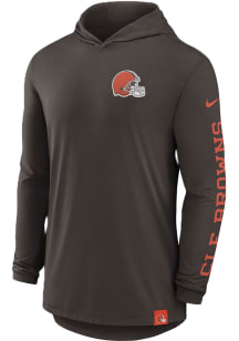 Nike Cleveland Browns Mens Brown Blitz Dri-Fit Fashion Hood