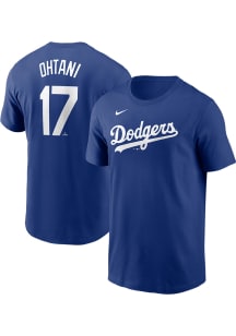 Shohei Ohtani Los Angeles Dodgers Blue Home Short Sleeve Player T Shirt