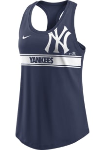 Nike New York Yankees Womens Navy Blue Racerback Tank Top