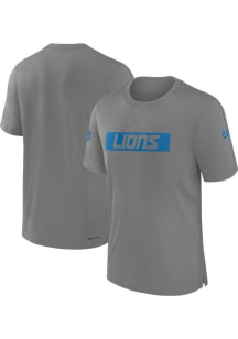 Nike Detroit Lions Blue Sideline Player Short Sleeve T Shirt