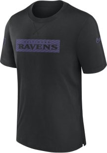 Nike Baltimore Ravens Black Sideline Player Short Sleeve T Shirt