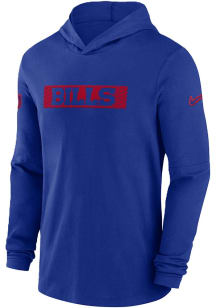 Nike Buffalo Bills Mens Blue Sideline Dri Fit Hood